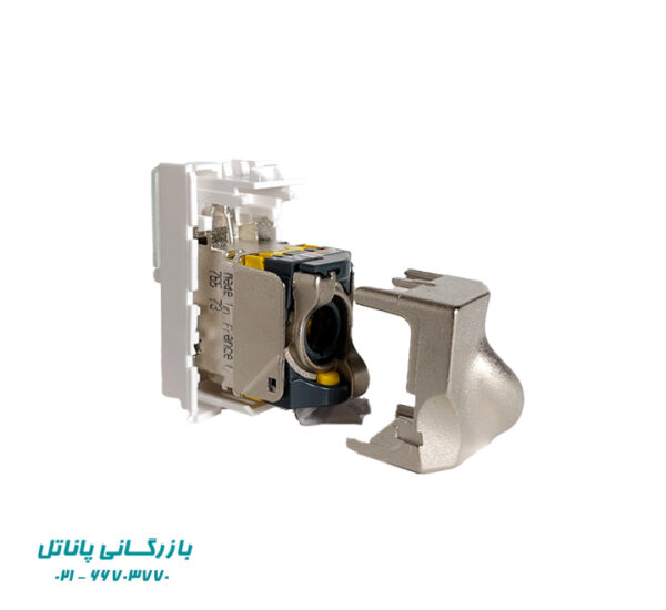 کیستون شبکه لگراند CAT6A SFTP تک ماژول باریک - Image 2